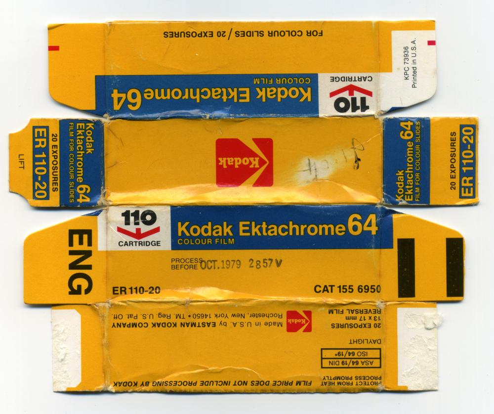 Kodak Ektachrome 110 film_box_outside