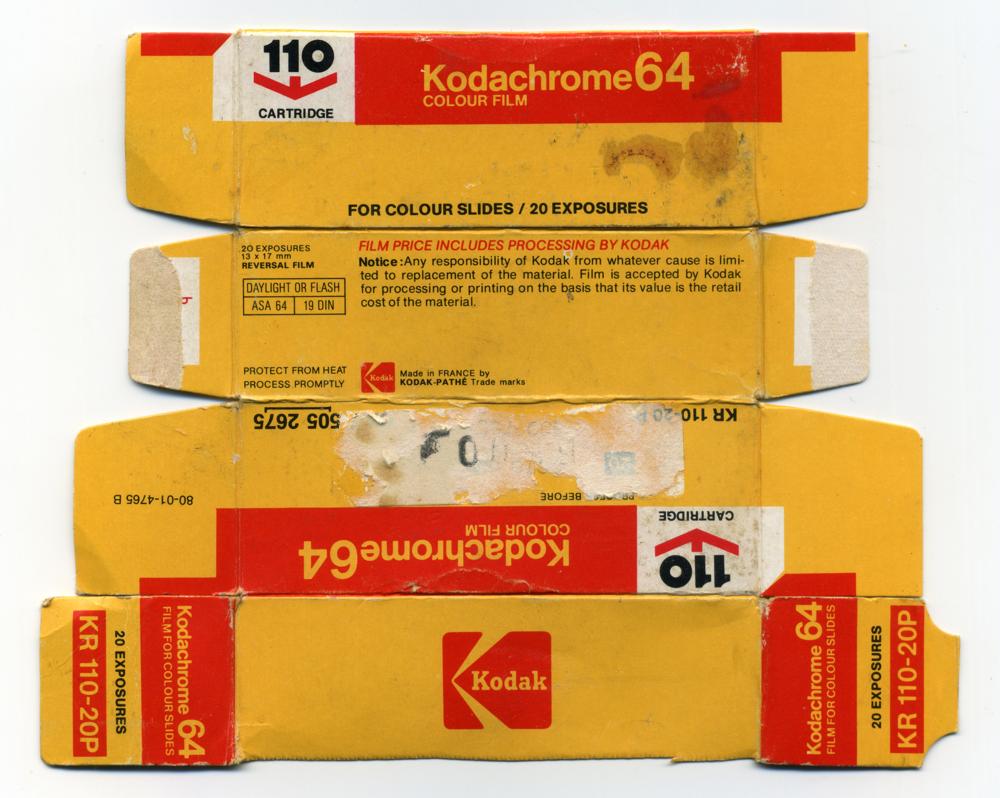 Kodak Kodachrome 110 film_box_outside