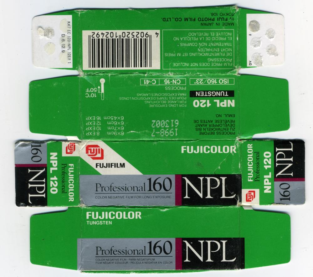 Fujifilm Fujicolor NPL 160 120 film_box_outside