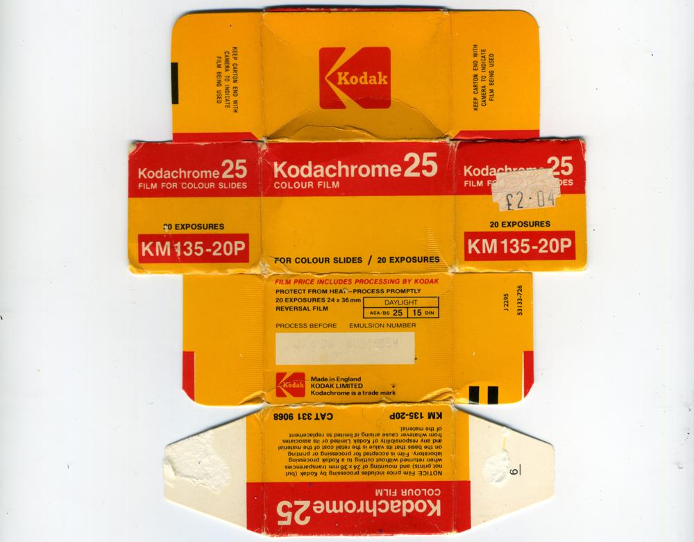 Kodak Kodachrome 35mm film_box_outside