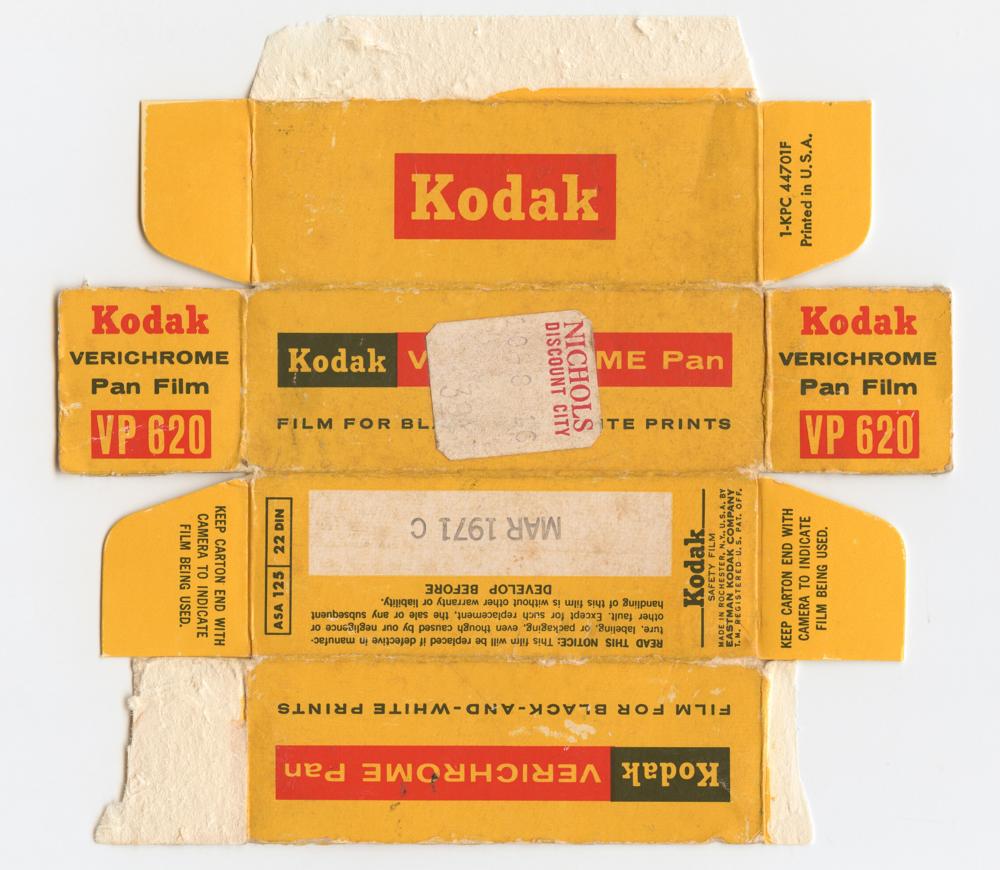 Kodak Verichrome Pan 620 film_box_outside