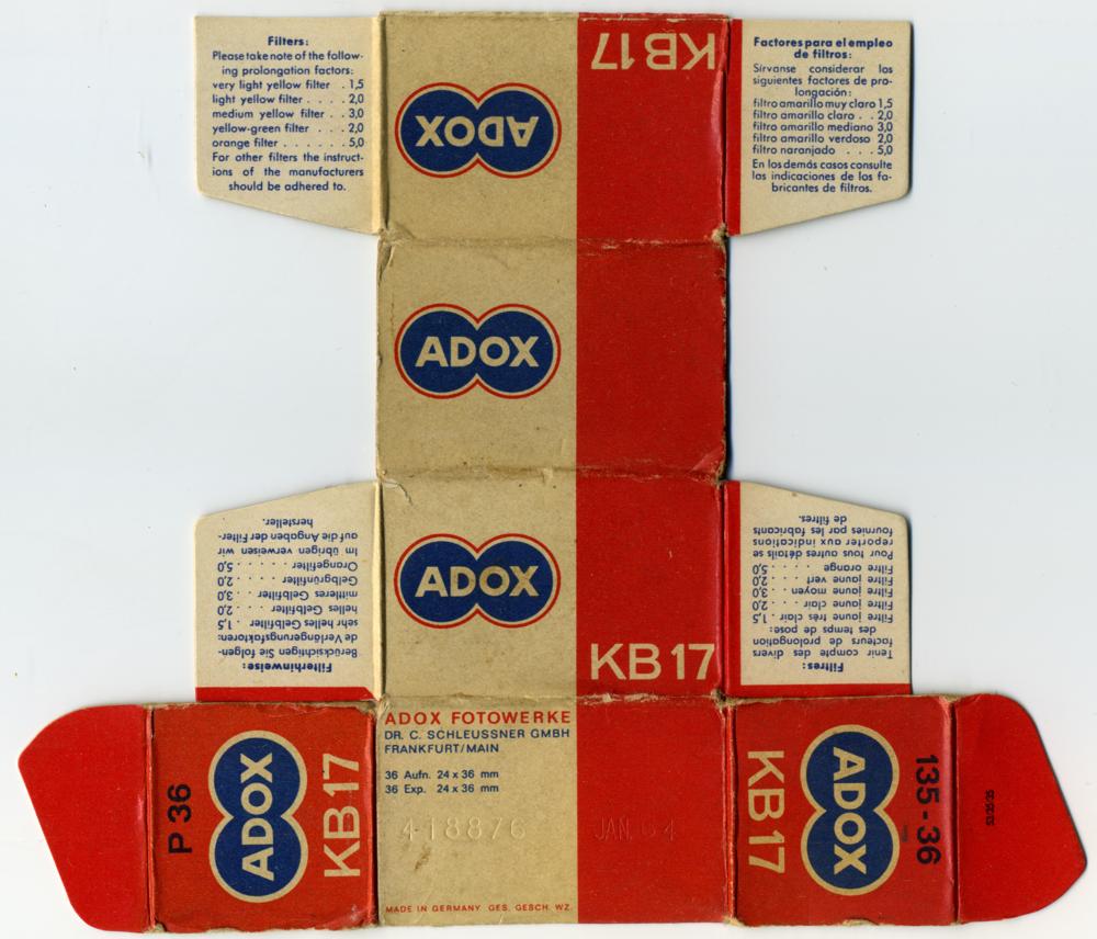 ADOX KB17 35mm film_box_outside