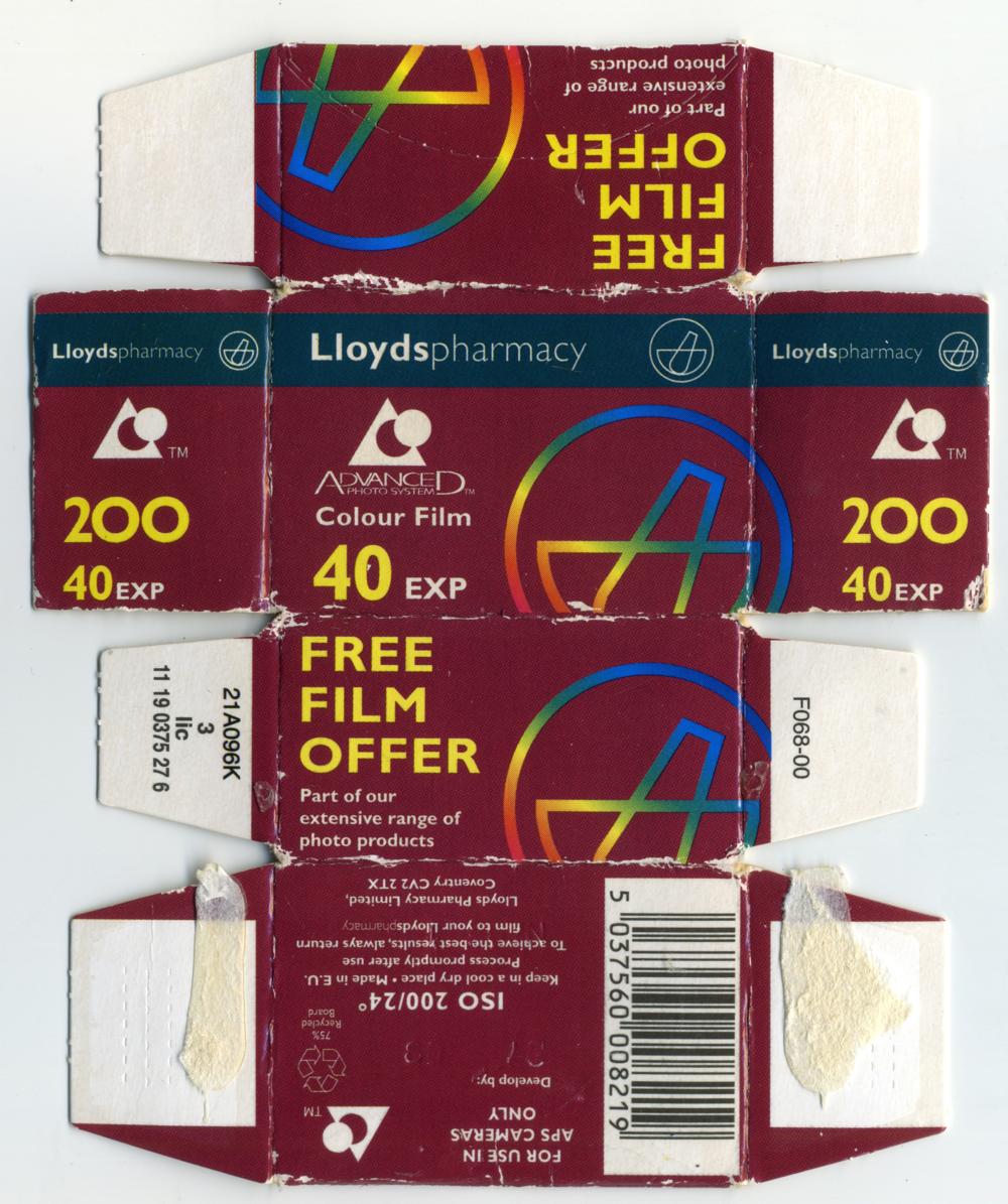 Lloyds Pharmacy APS Film APS film_box_outside