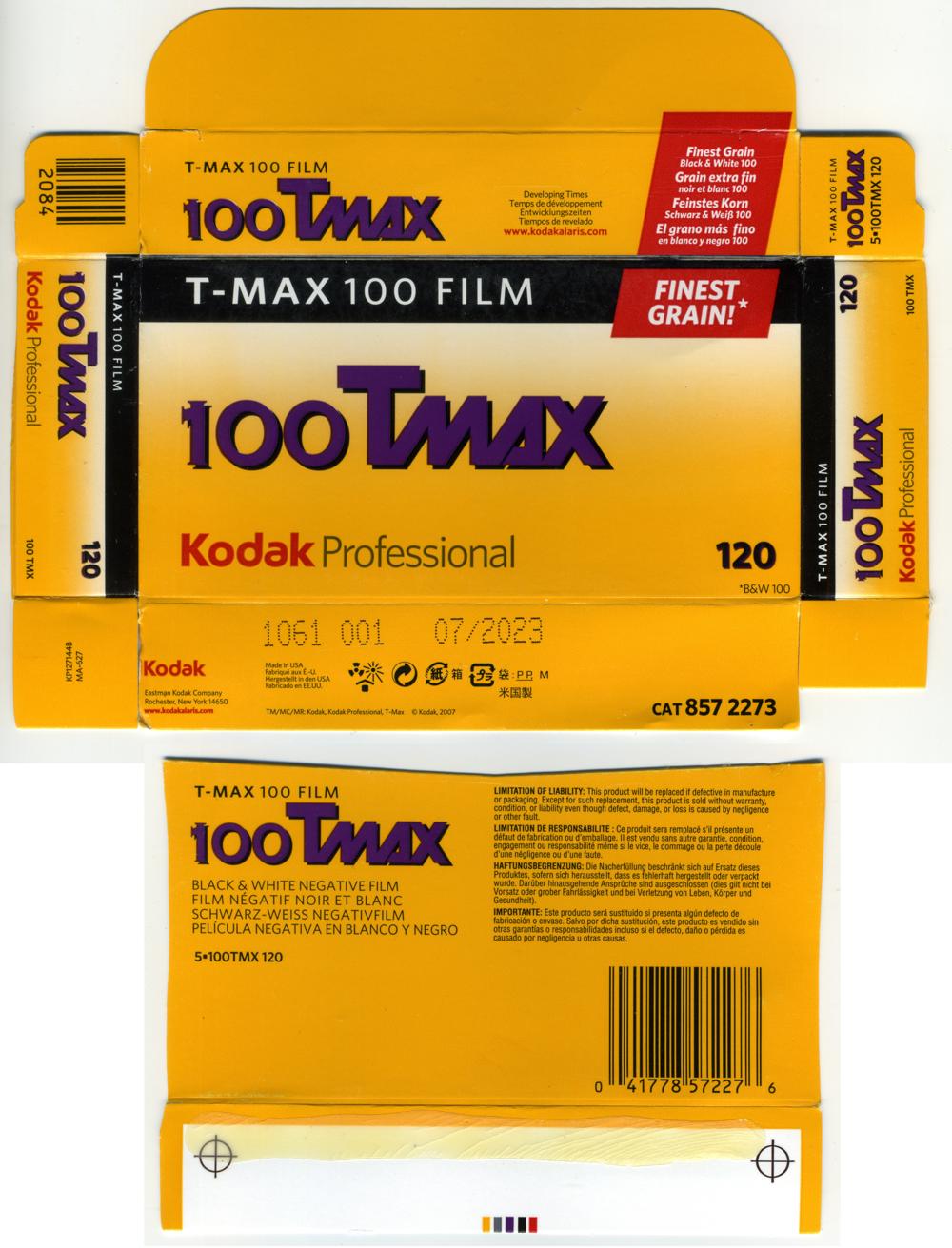 Kodak TMAX 120 film_box_outside