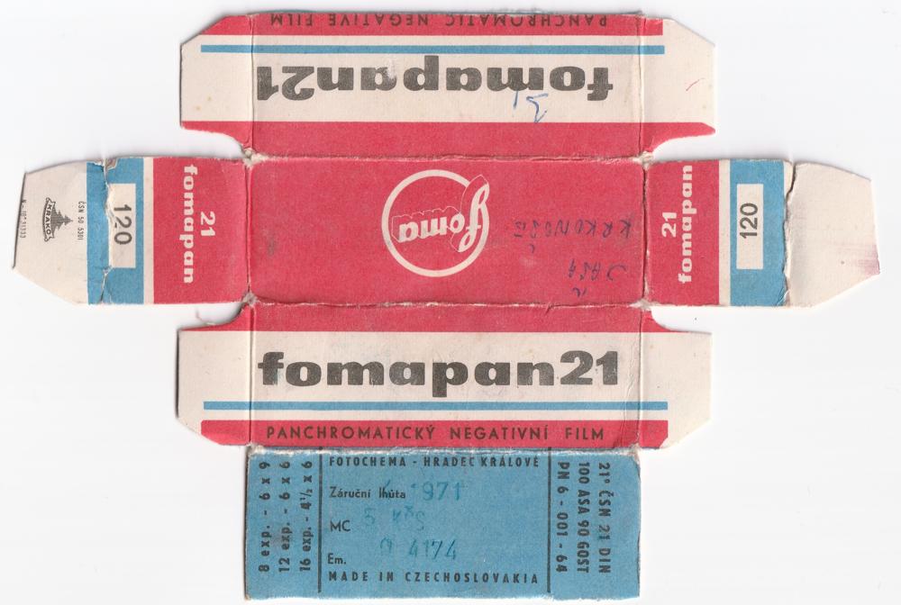 Foma Fomapan21 120 film_box_outside