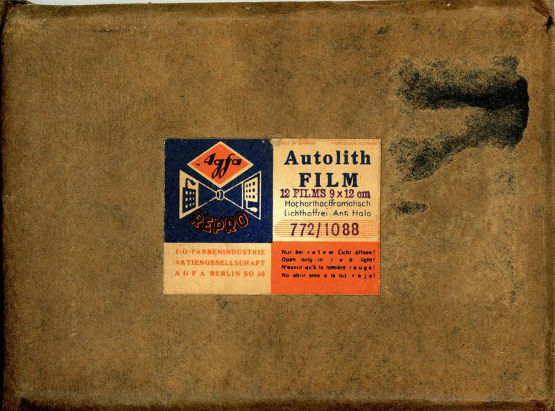 Agfa Autolith Repo 9x12 film box outside