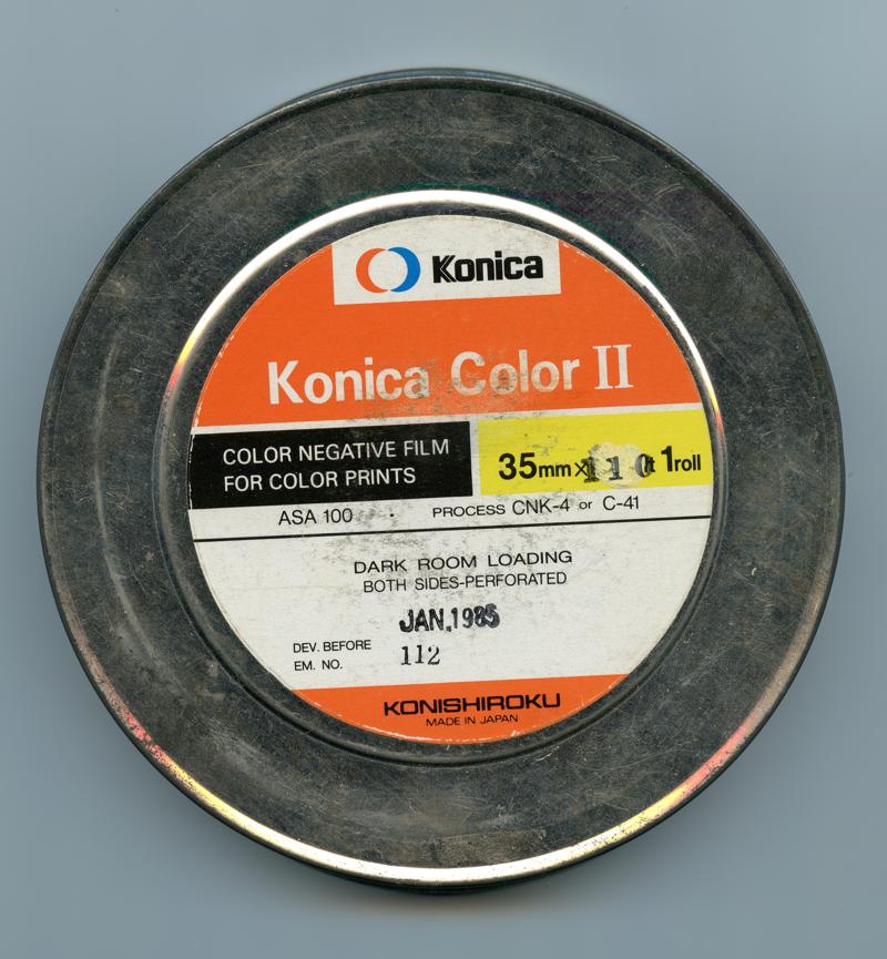 Konica Konica Color II 35mm film box outside