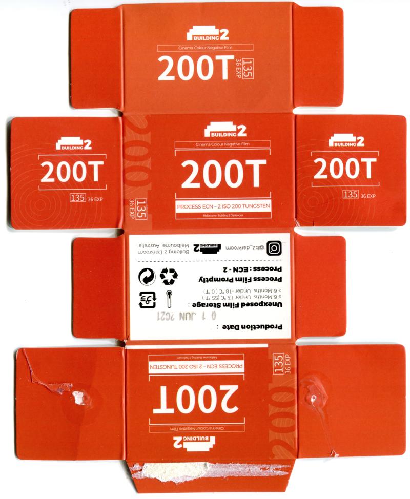 Building 2 200T 35mm film box outside