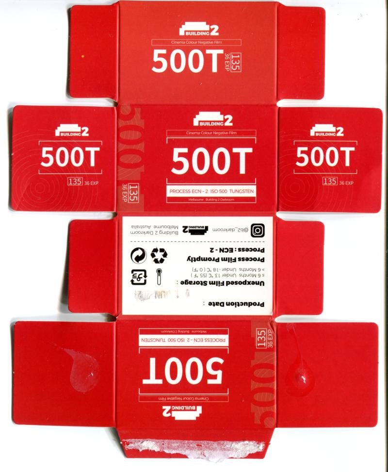 Building 2 500T 35mm film box outside