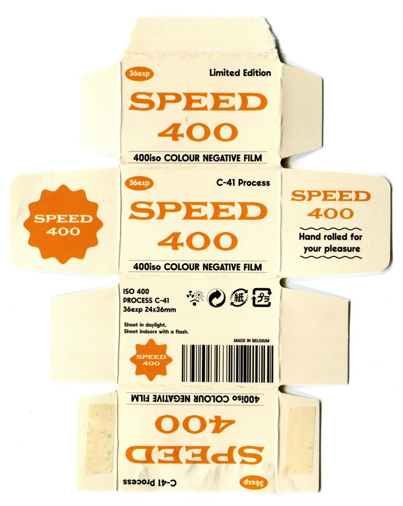 Walkens Speed 400 35mm film box outside