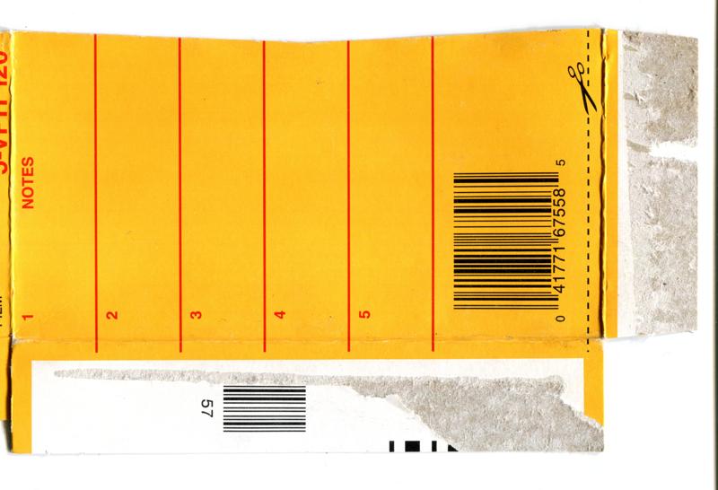 Kodak Vericolor 400 Plus 120 film box outside