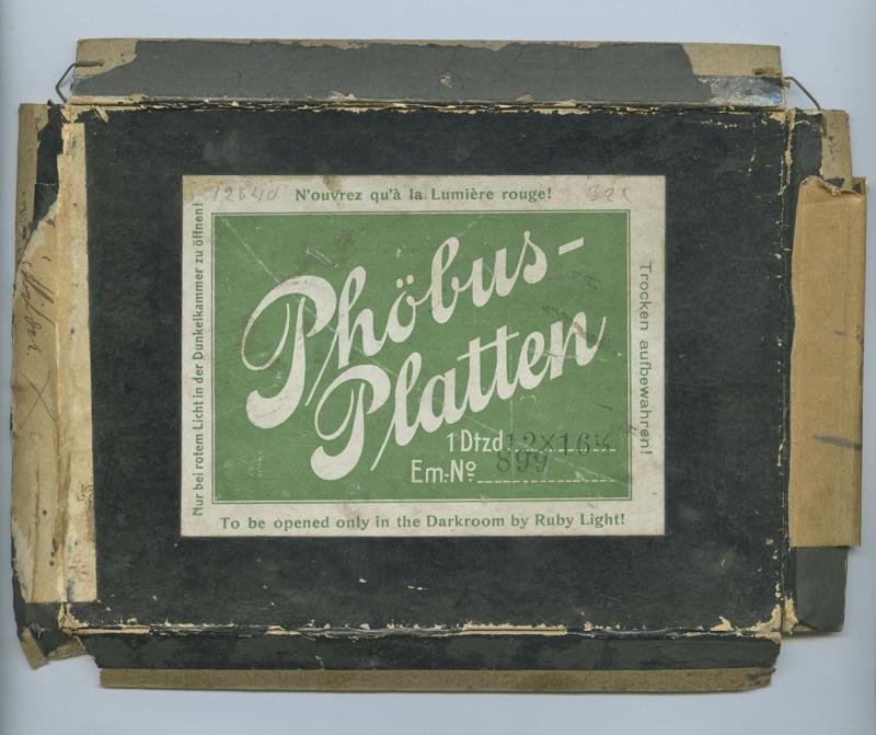 Phöbus-Platten Sheet Film 12x16.5cm film box outside