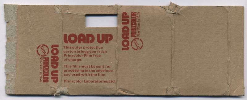 PrinzColor Colour Negative Film 35mm film box outside