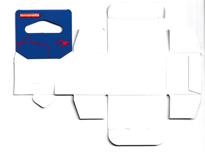 Lomography Postdam 35mm film box inside