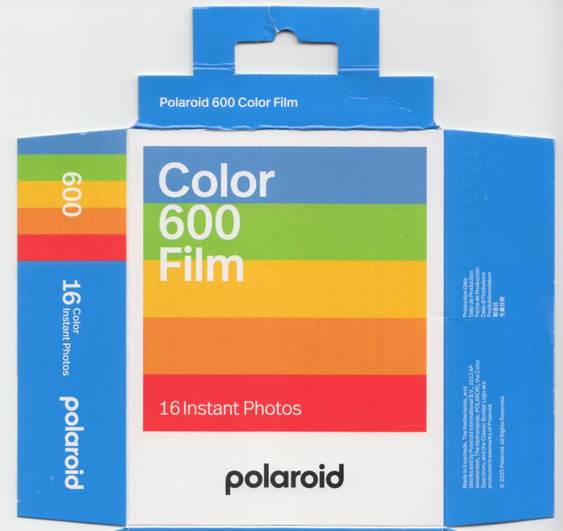Polaroid Color 600 Film Integral Film film box outside