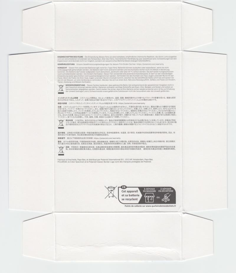 Polaroid Color 600 Film Integral Film film box inside
