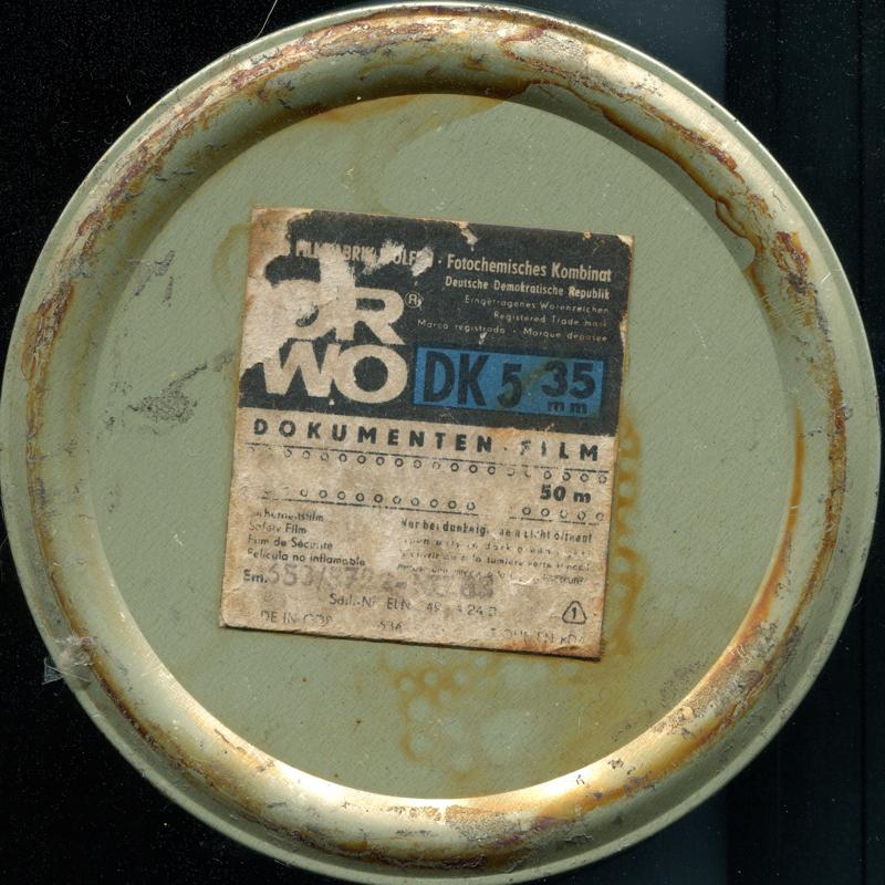 ORWO DK5 35mm film box outside