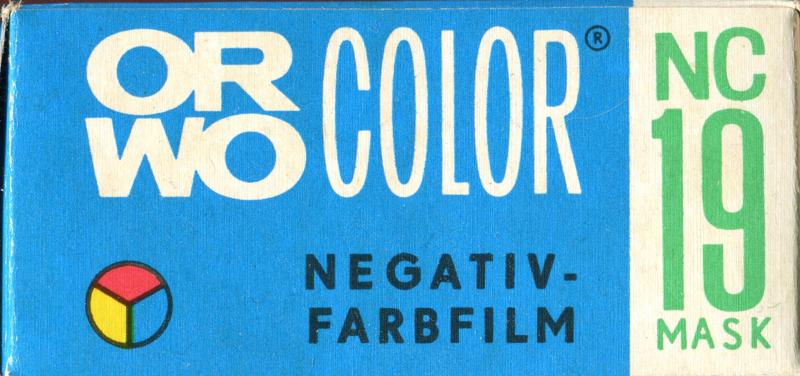 ORWO NC 19 120 film box outside