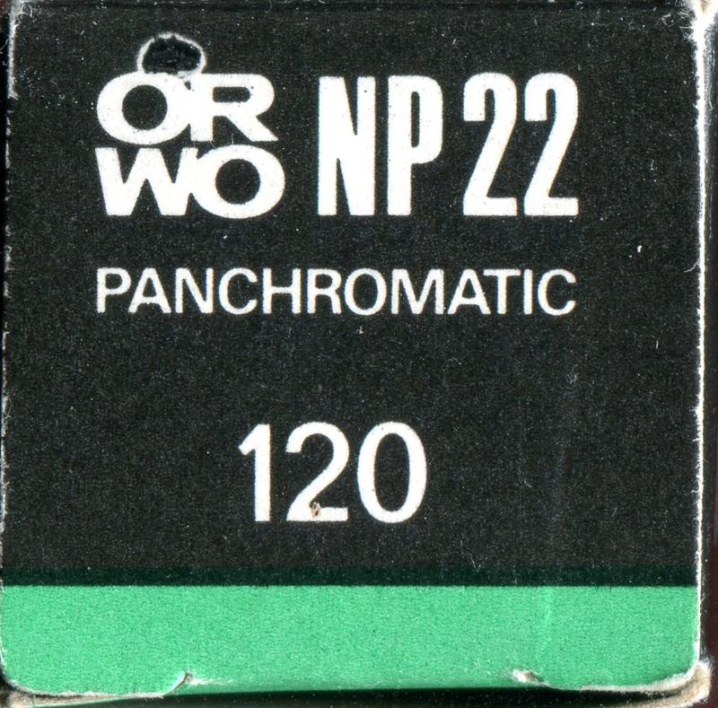 ORWO NP 22 120 film box outside