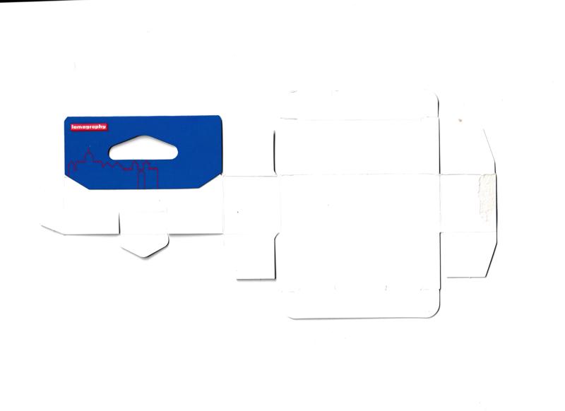 Lomography Postdam 120 film box outside