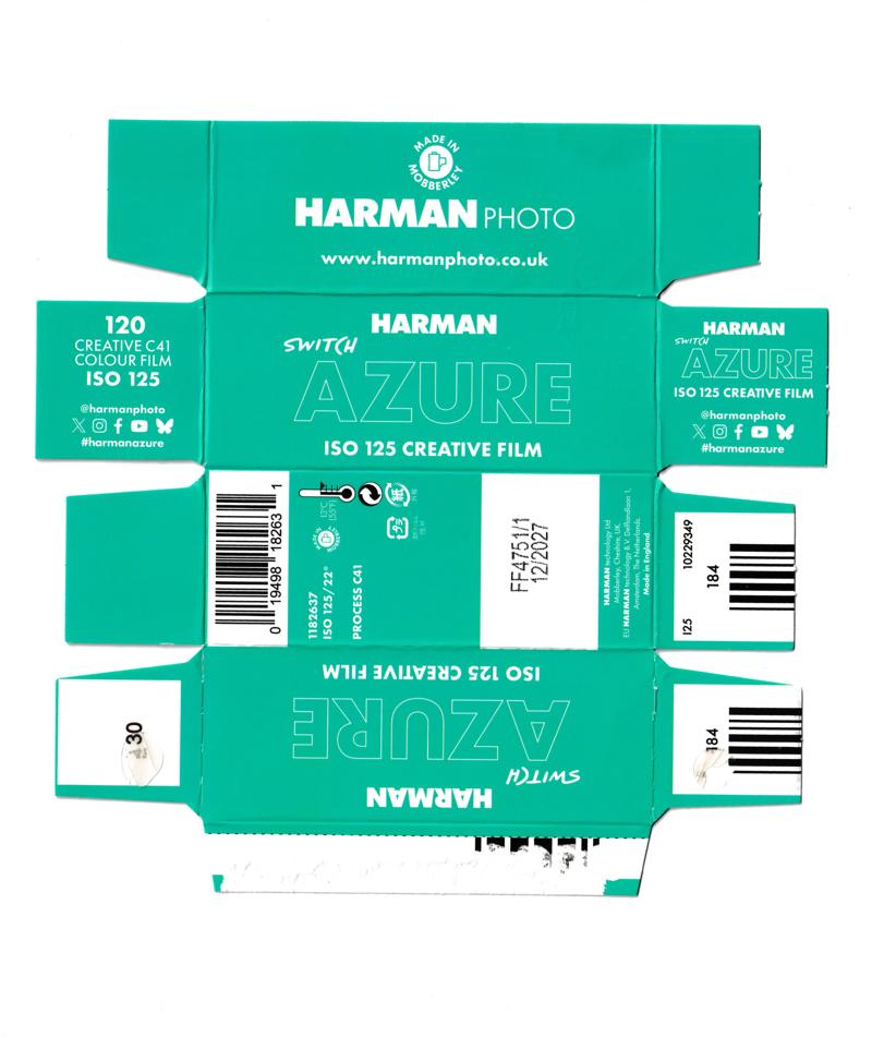 Harman Switch Azure 120 film box outside