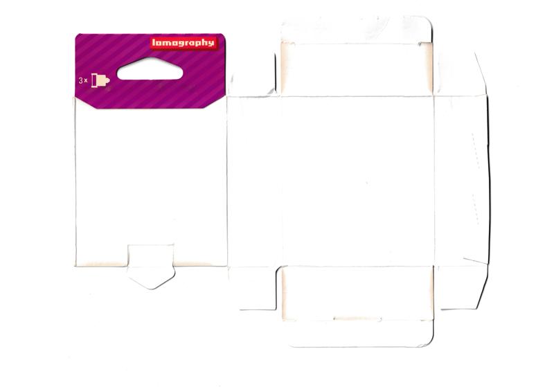 Lomography Color Negative Film 120 film box outside