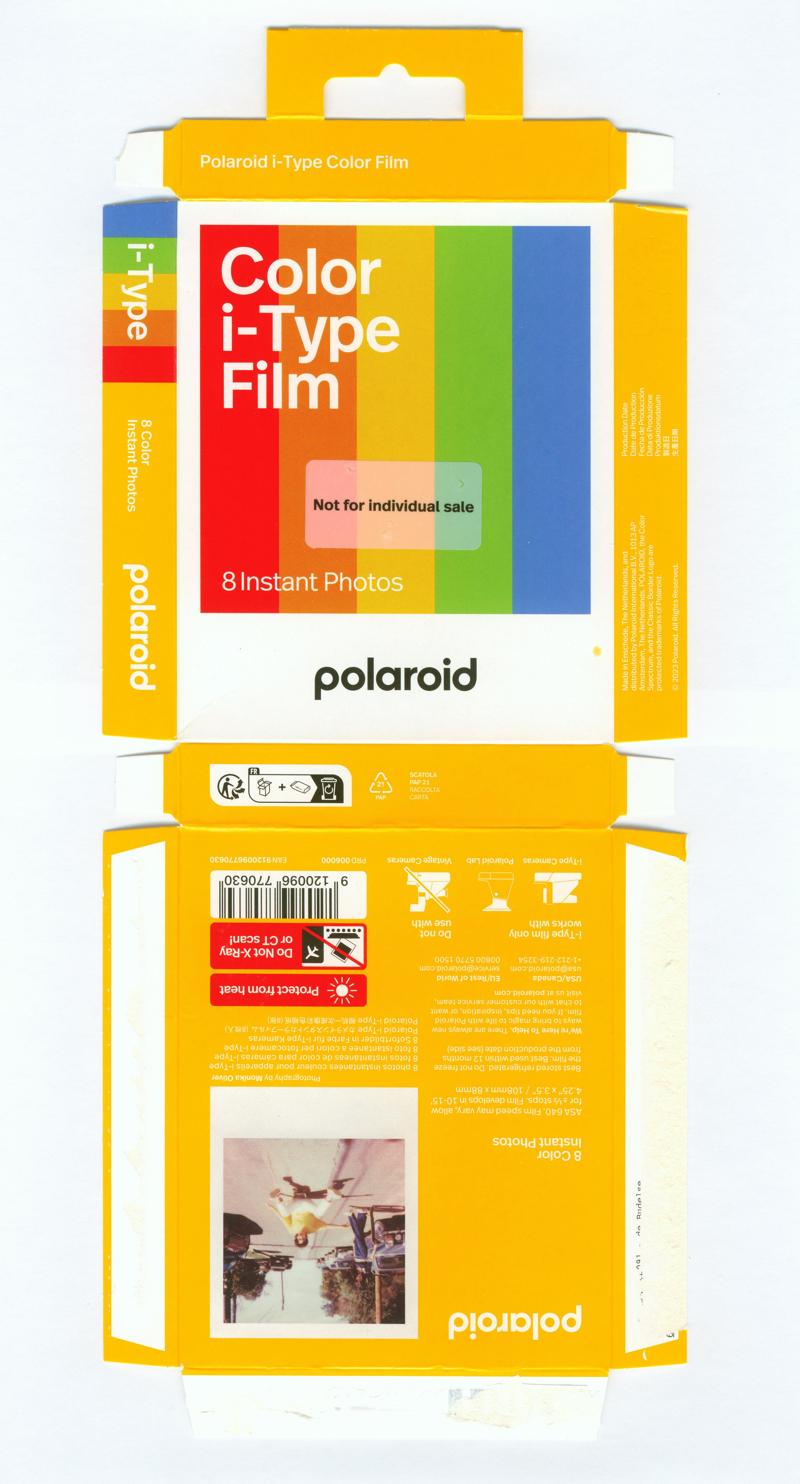 Polaroid Color i-Type Film Integral Film film box outside