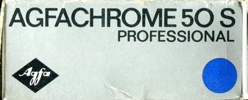 Agfa AgfaChrome 50 S 120 film box outside