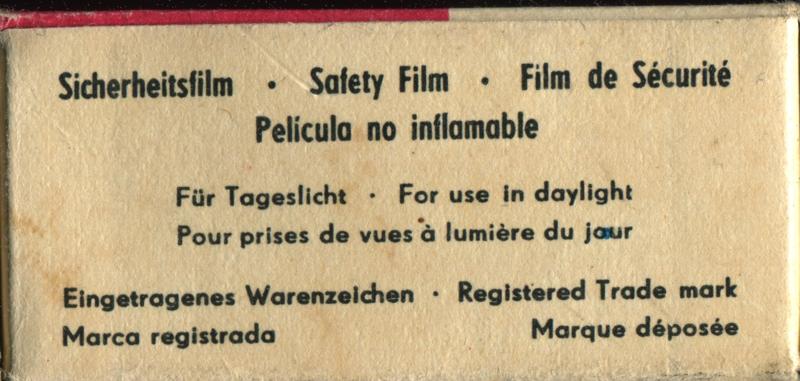 ORWO OrwoColor UT13 8mm film box outside