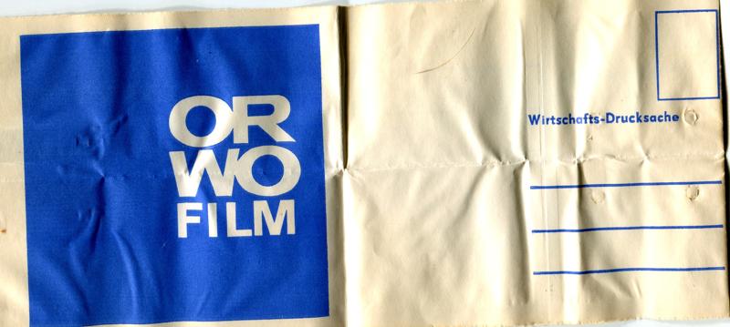ORWO OrwoColor UT13 8mm film box processing envelope
