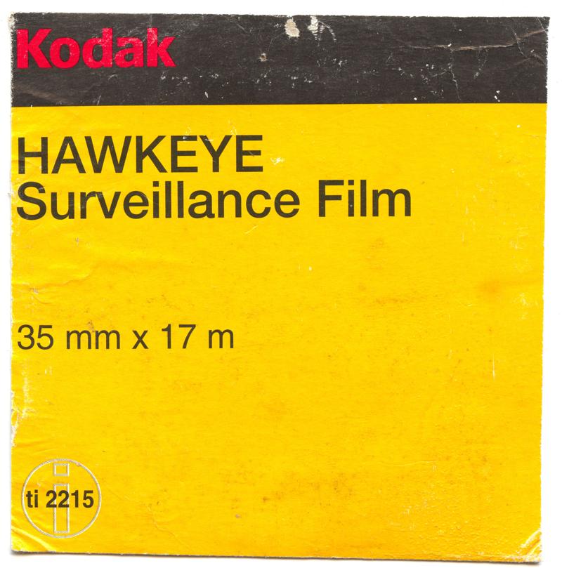 Kodak Hawkeye 2485 Surveillance Film 35mm film box outside