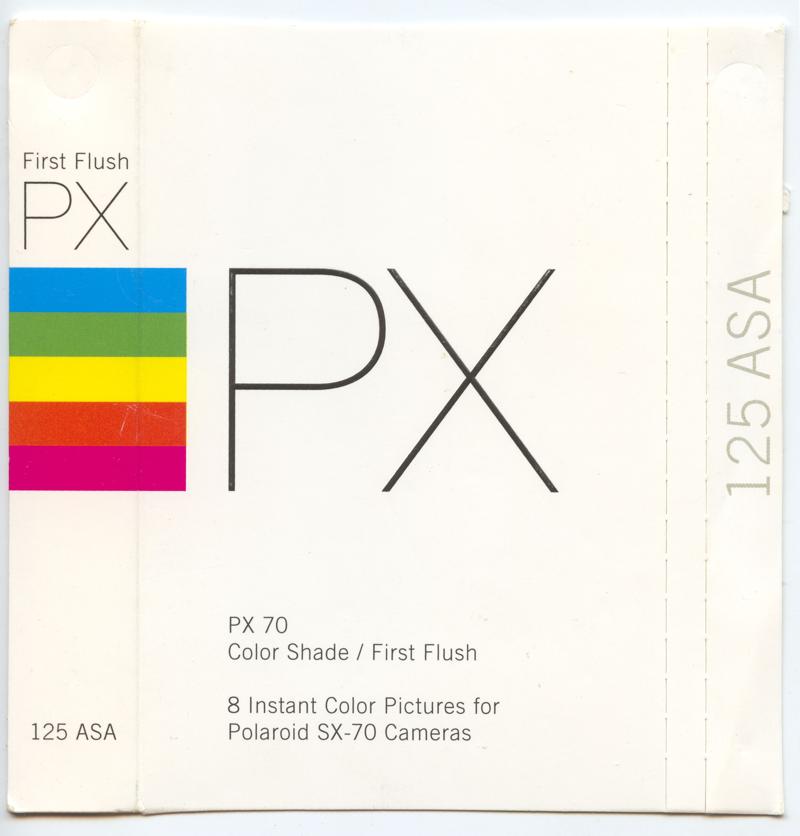 Impossible Project PX 70 Color Shade / First Flush Instant Integral Film film box outside