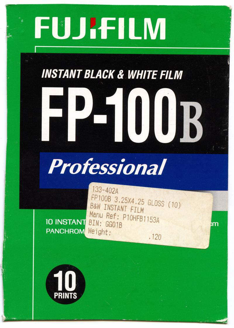 Fujifilm FP-100B Instant Pack Film film box outside