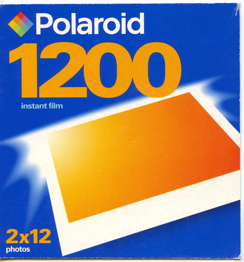 Polaroid 1200 Instant Integral Film film box outside