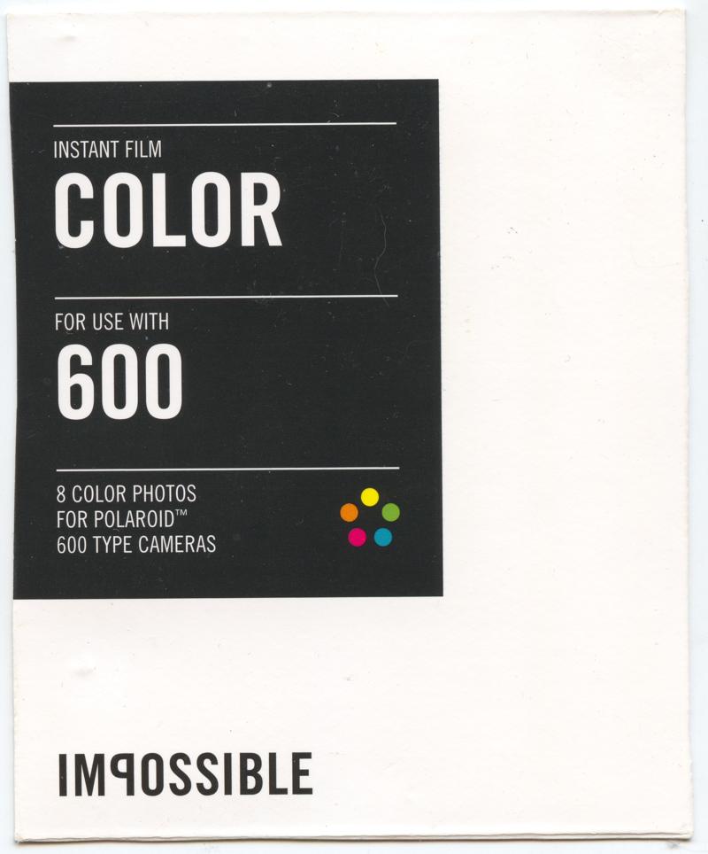 Impossible Project Color 600 Instant Integral Film film box outside