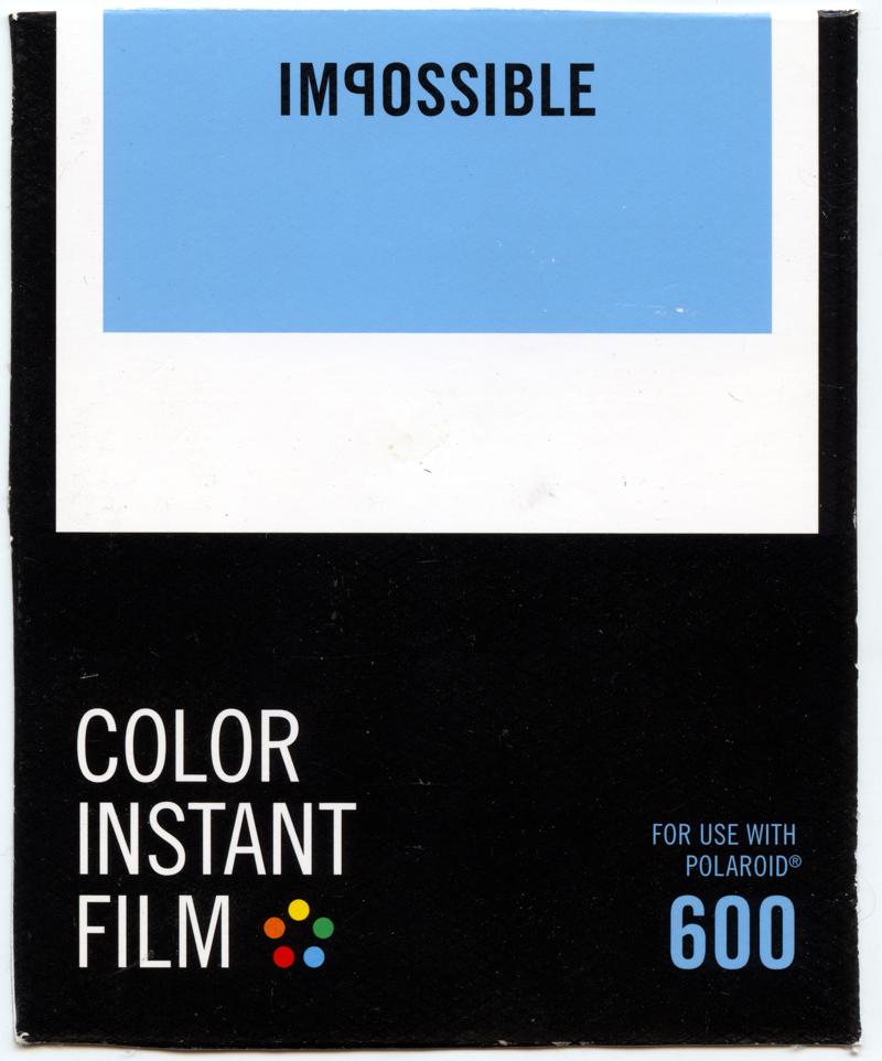 Impossible Project Color 600 Instant Integral Film film box outside