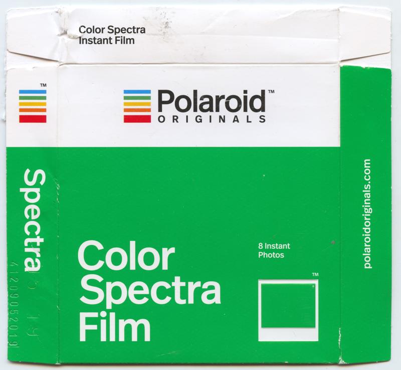 Polaroid Originals Color Spectra Film Instant Integral Film film box outside