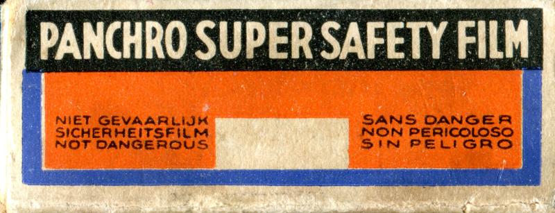 Gevaert Panchro Super 8mm film box outside