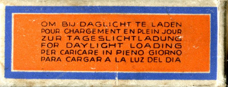 Gevaert Panchro Super 8mm film box outside