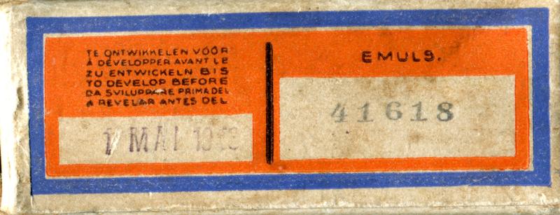 Gevaert Panchro Super 8mm film box outside