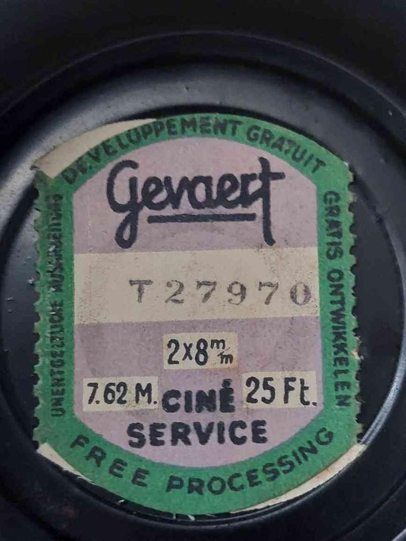 Gevaert Panchro Super 8mm film box outside