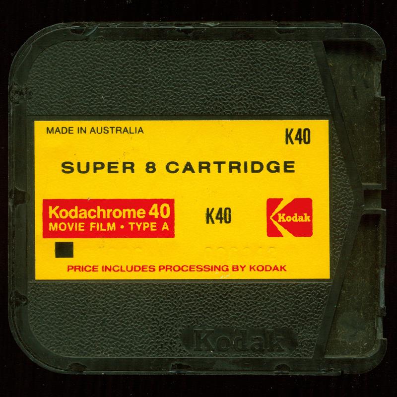 Kodak Kodachrome 40 Super 8 film box outside
