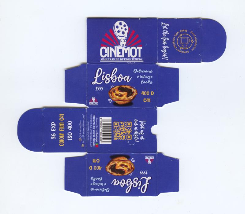 Cinemot Lisboa 1999 35mm film box outside