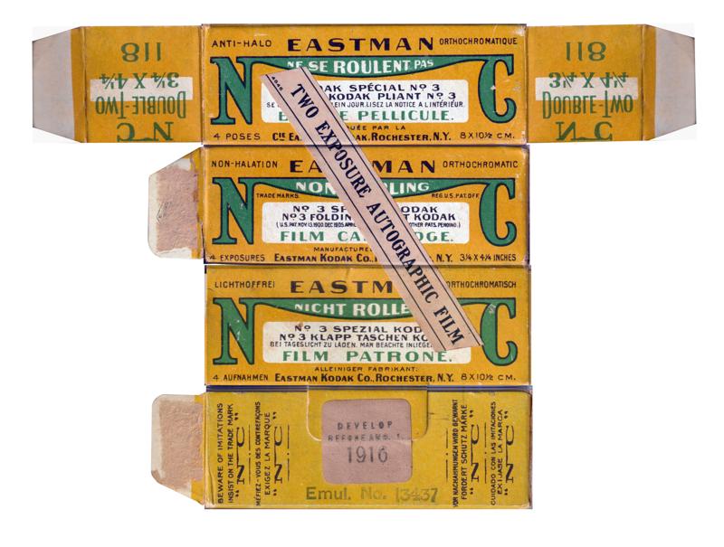 Kodak No3 Special Kodak Autographic Film 118 film box outside