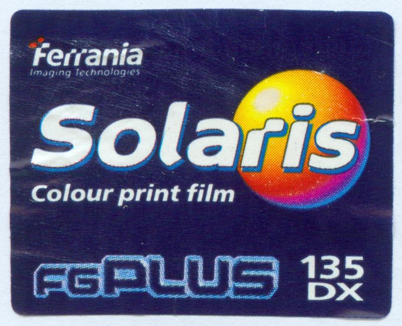 Ferrania Solaris FH Plus 35mm film box outside